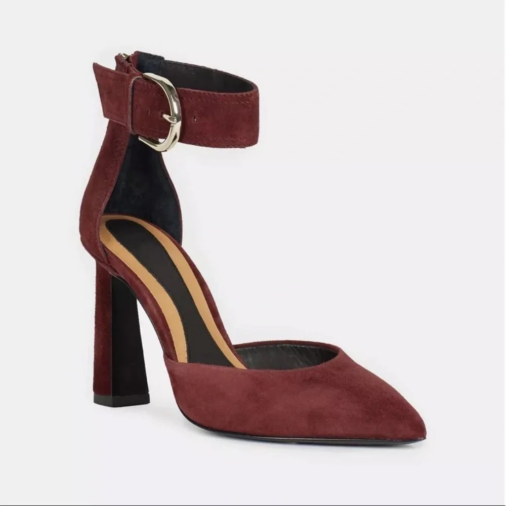 Joie | aglet Mary Jane pointed toe pump heel